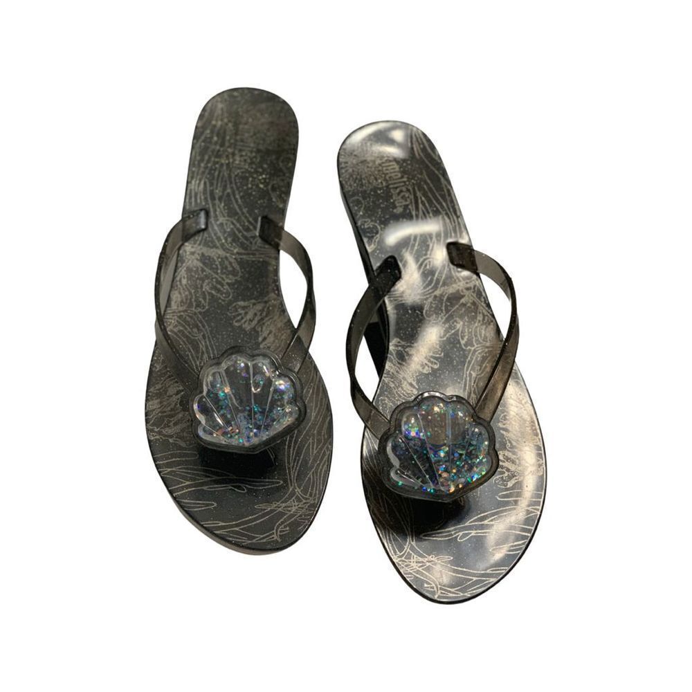 Melissa Glitter Seashell Mel Harmonic V Thong Sandal